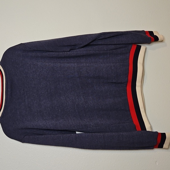 NWT Pickleball Crew Neck Sweatshirt Unisex Oversized Varsity Pickle Sweater M - Picture 6 of 6